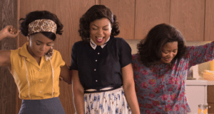 Janelle Monáe, Taraji P. Henson, and Octavia Spencer play pioneering black NASA scientists Mary Jackson, Katherine Johnson, and Dorothy Vaughn in "Hidden Figures". Credit: 20th Century Fox.