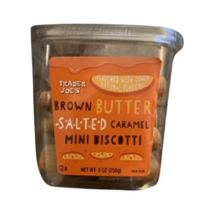 Brown vutter bisscottis from trader joes