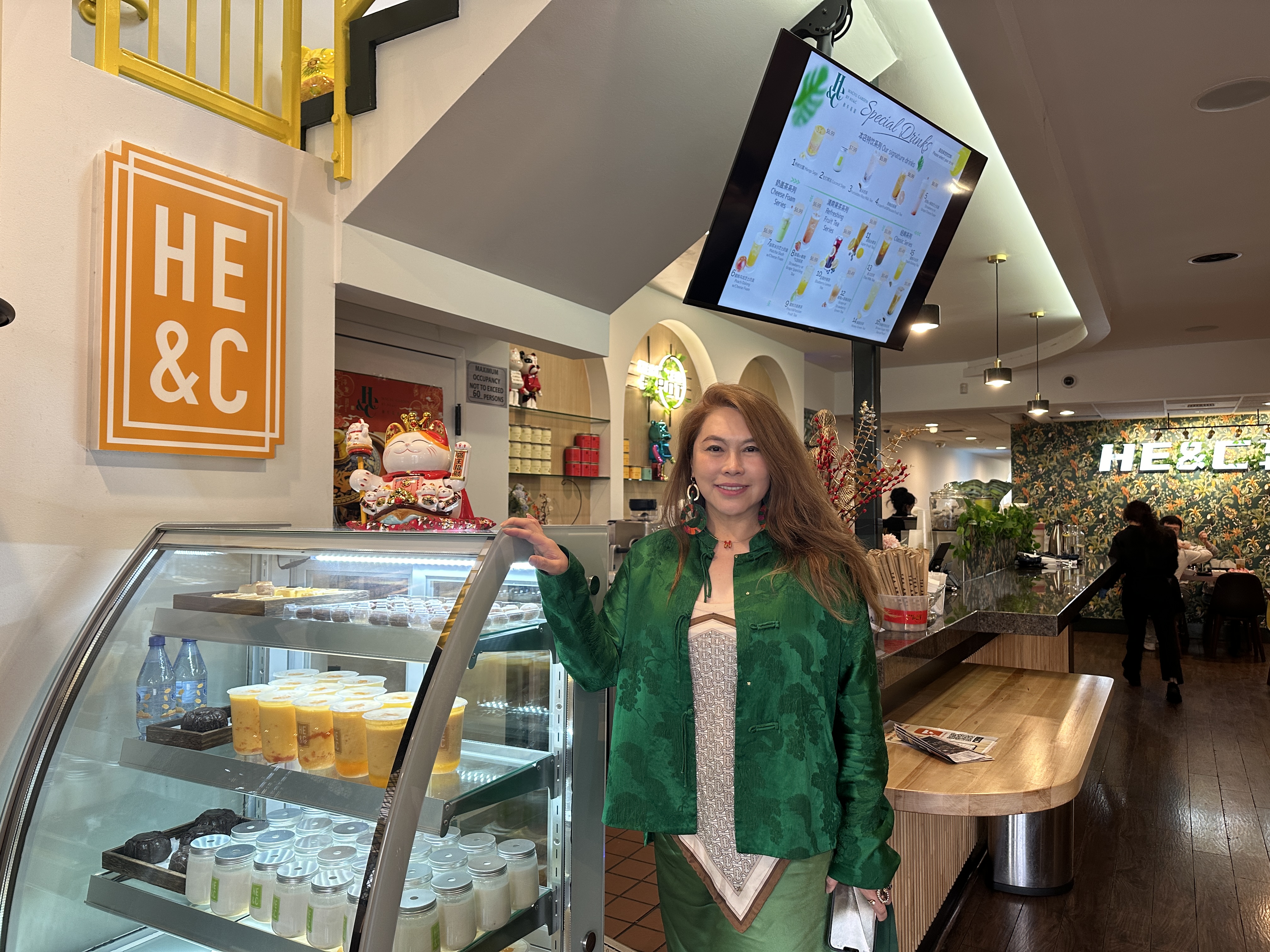 Owner Vivian Zhang in HE+C Tea + Pot
