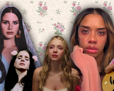 sad girl media lana del rey aesthetic coquette