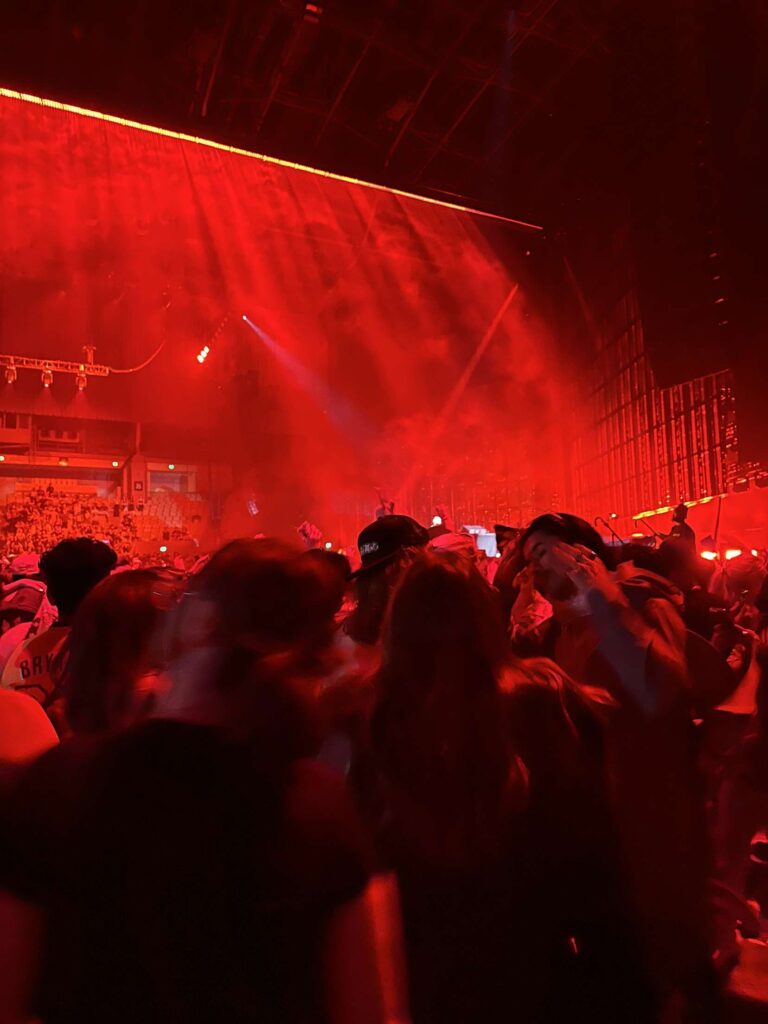 Crowd at FISHER concert
