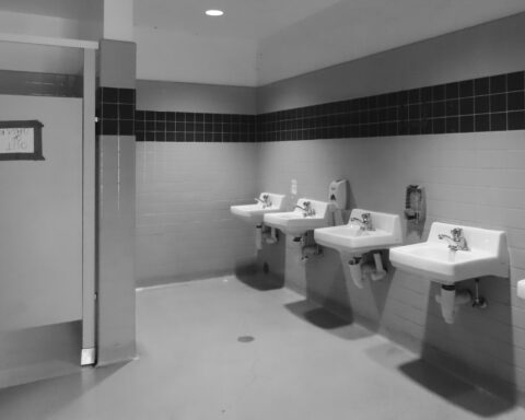 school bathroom vaping