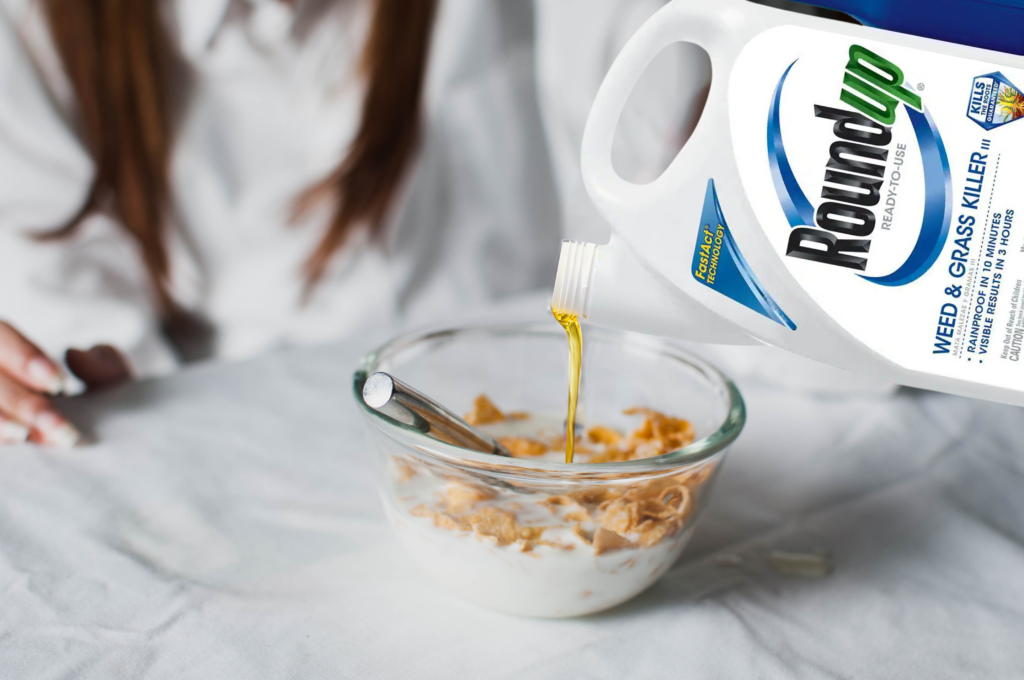 Round up goes great with cereal
