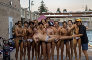 Dylan with the M-A water polo team.