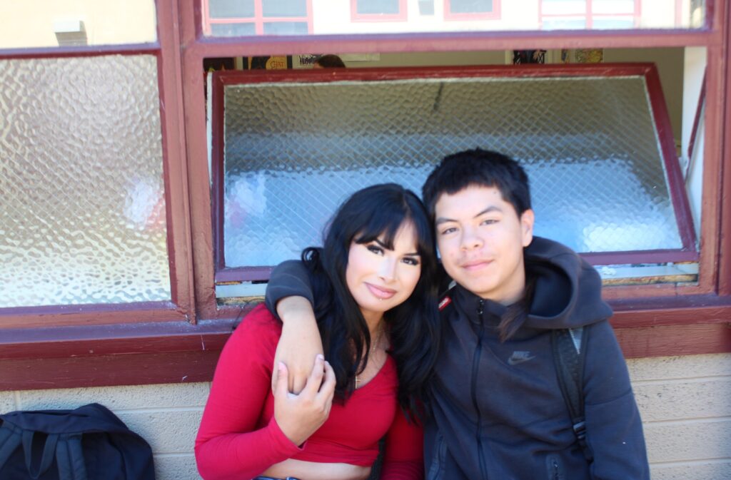 Heuzo and her boyfriend Eric.