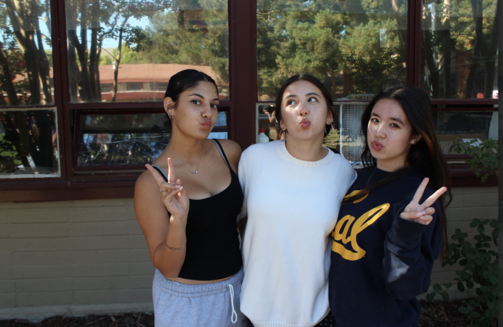 Chen (center), Fong (right), and senior Aliyah Chowdary-Fitton.